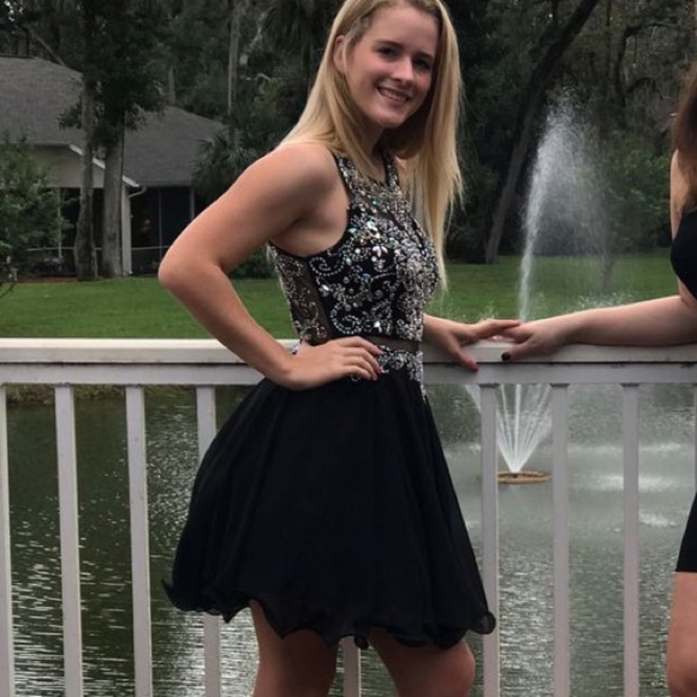 Promgirl black homecoming dress
